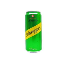 آب گازدار شوپس با طعم زنجبيل 330 ميل Schweppes مدل Ginger Ale