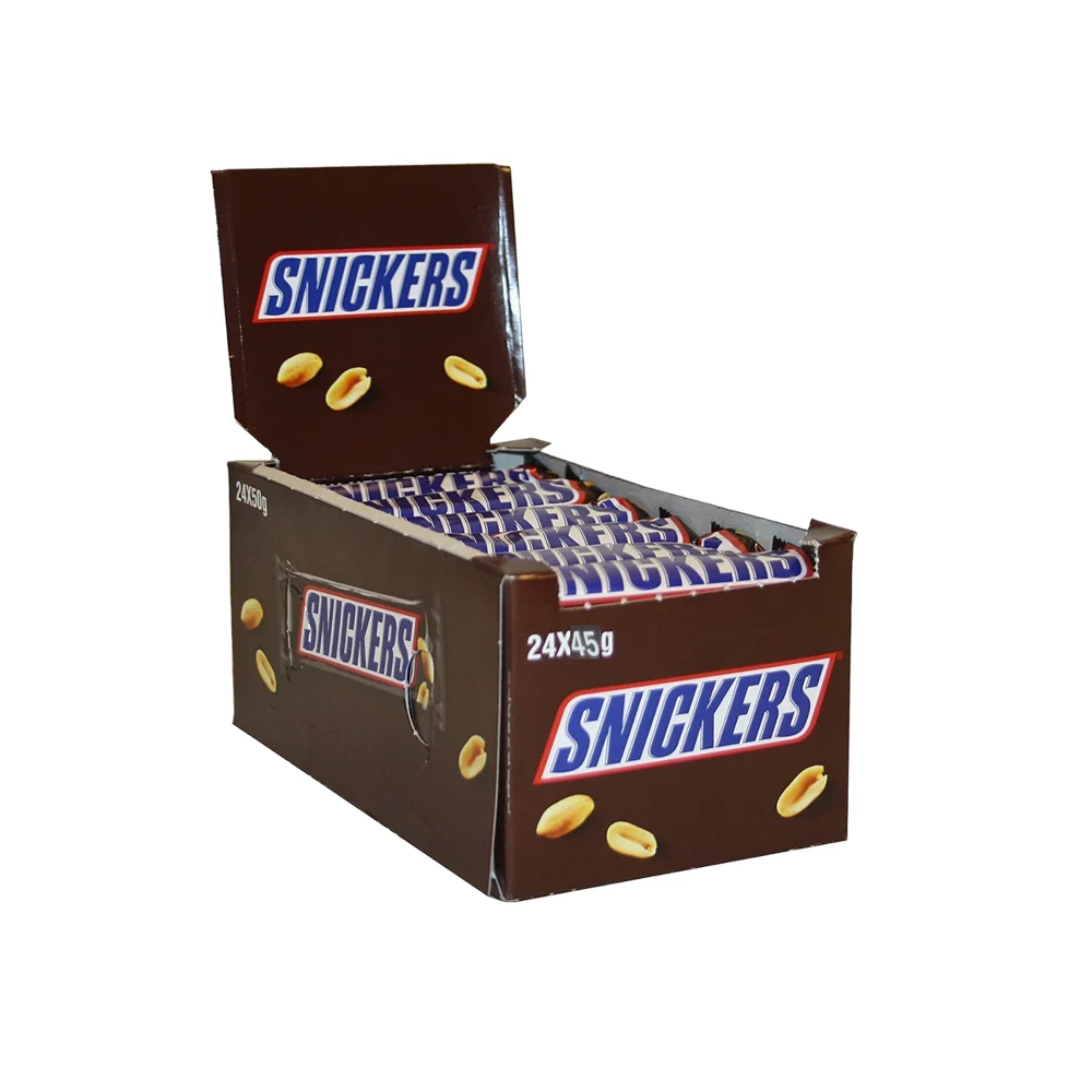 شکلات مغزدار اسنيکرز بسته 24 عددی SNICKERS شکلات مغزدار اسنيکرز بسته 24 عددی SNICKERS