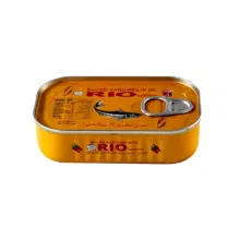 کنسرو تن ماهی ساردين فلفلی 125 گرم RIO مدل SPICED SARDINES IN OIL