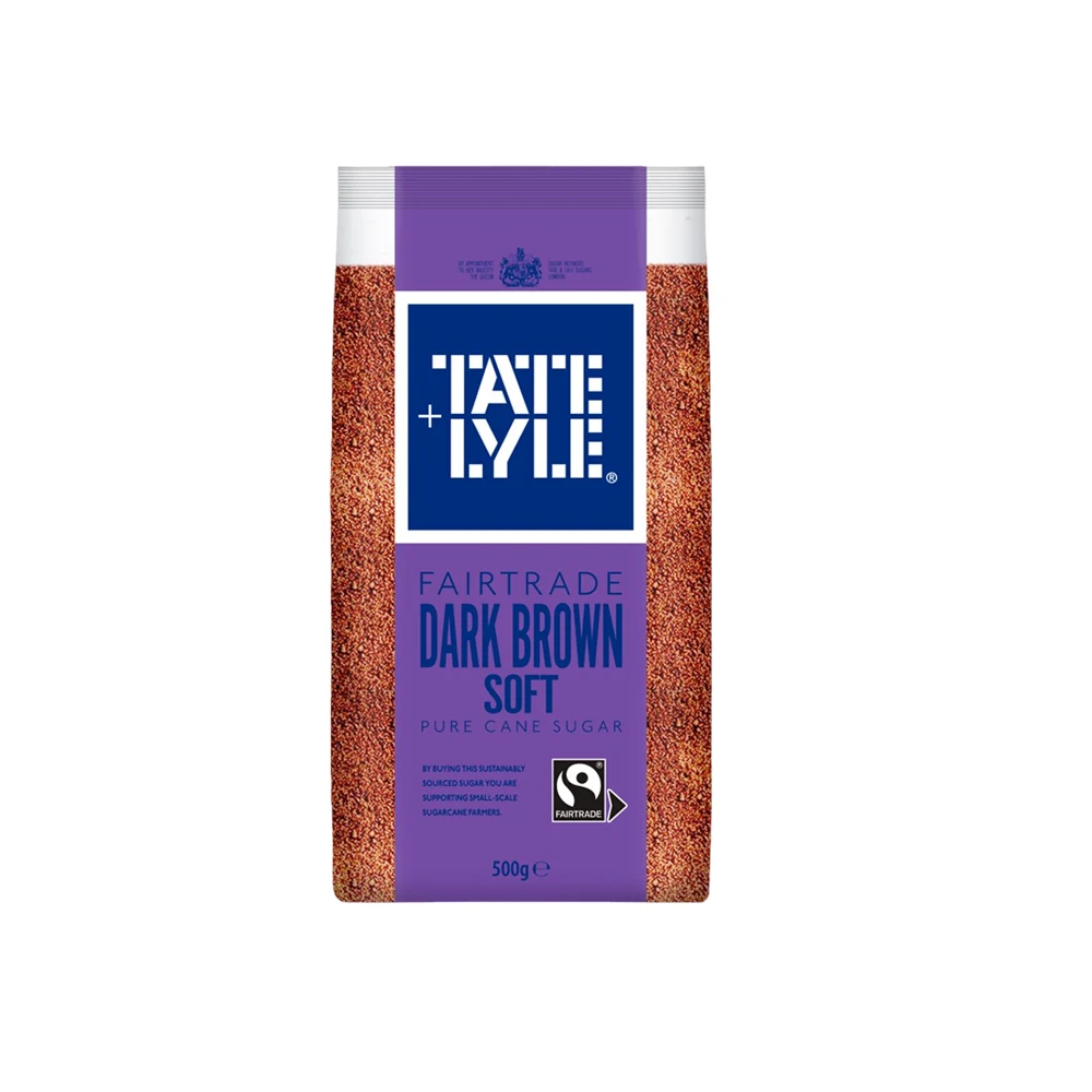 Tate Lyle Fairtrade Dark Brown Soft Pure Cane Sugar 500gr