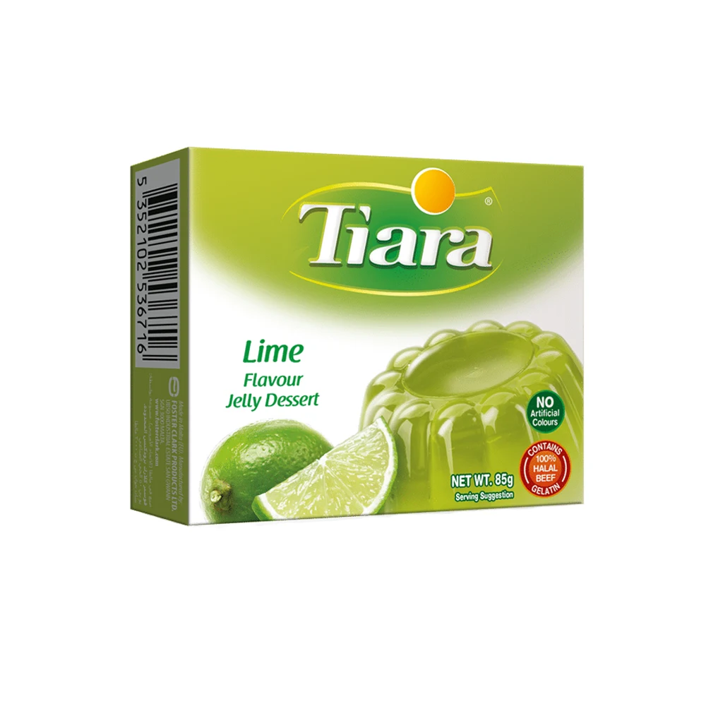 Tiara Jelly Dessert lime 85gr