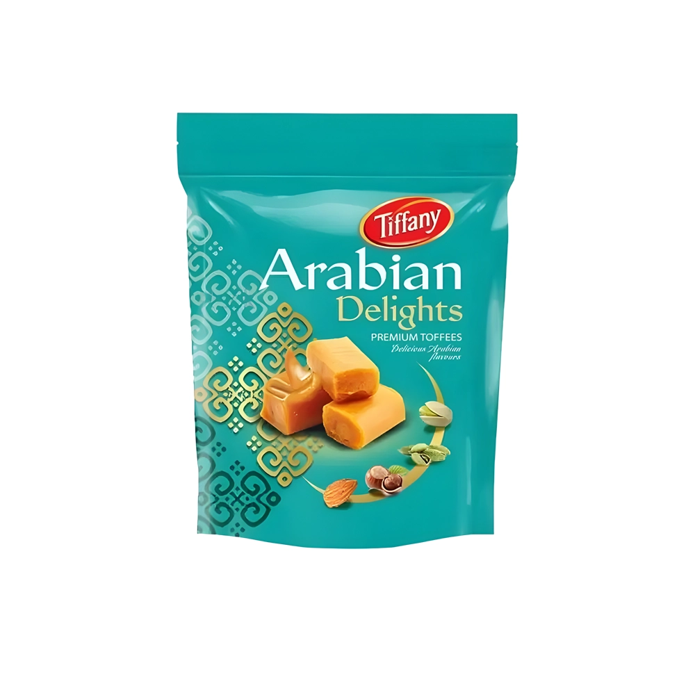 تافی تيفانی عربيان در چهار طعم ميکس پسته ، هل ، فندق و بادام بسته 600 گرم Tiffany مدل Arabian Delights