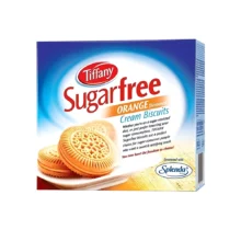 بيسکويت تيفانی کرمدار بدون شکر پرتقالی 190گرم Tiffany مدل Sugarfree Orange