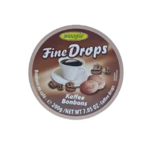 آبنبات ووگی فاین دراپس با طعم قهوه Woogie مدل Fine Drops Coffee Flavoured Drops