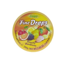 آبنبات ووگی فاین دراپس با طعم میکس میوه ها Woogie مدل Fine Drops Fruit Flavoured Drops