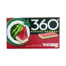 آدامس ويويدنت 360 هندوانه 14عددی Vivident مدل Lezzet Firtinasi